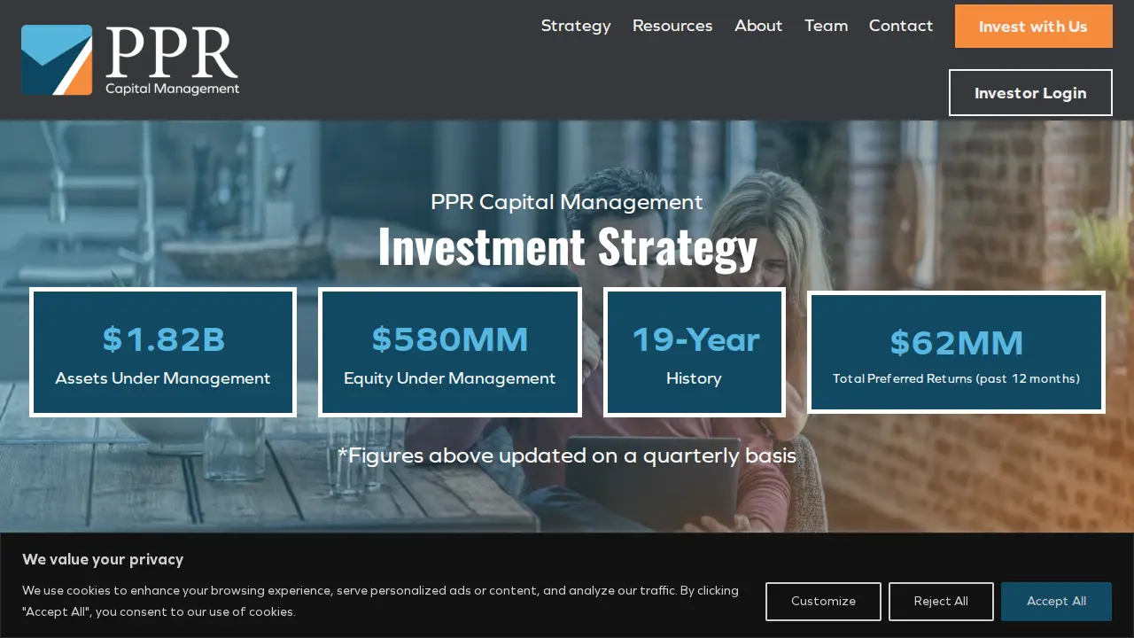 PPR Capital Management page