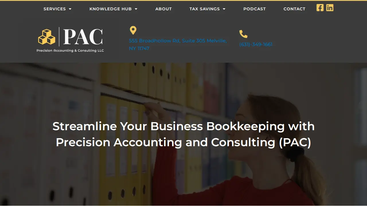 Precision Accounting & Consulting LLC page