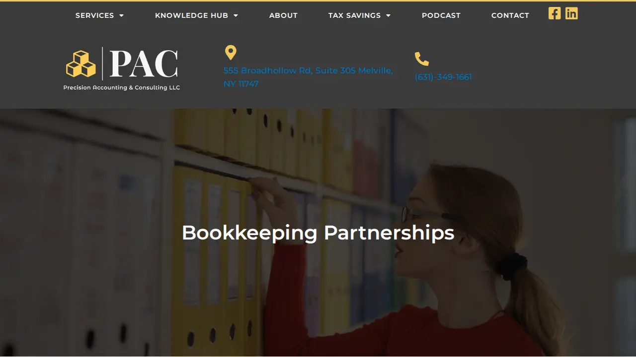 Precision Accounting & Consulting LLC page