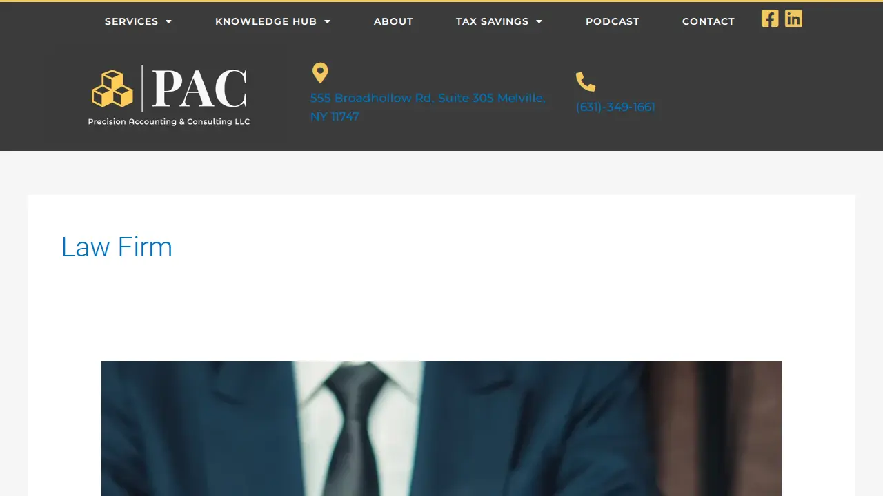 Precision Accounting & Consulting LLC page