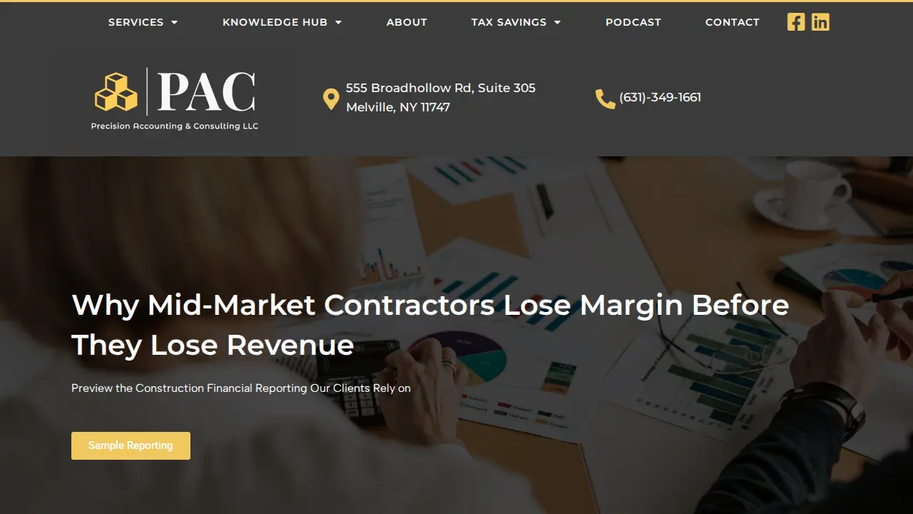 Precision Accounting & Consulting LLC page