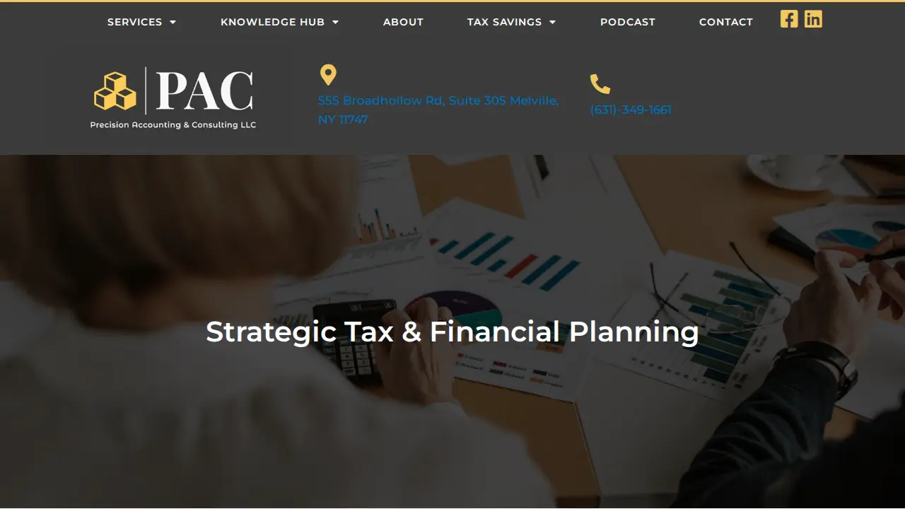 Precision Accounting & Consulting LLC page