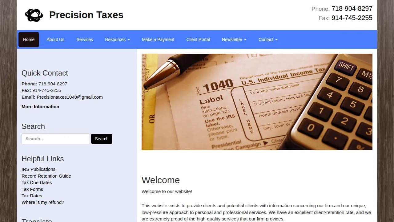 Precision Taxes
