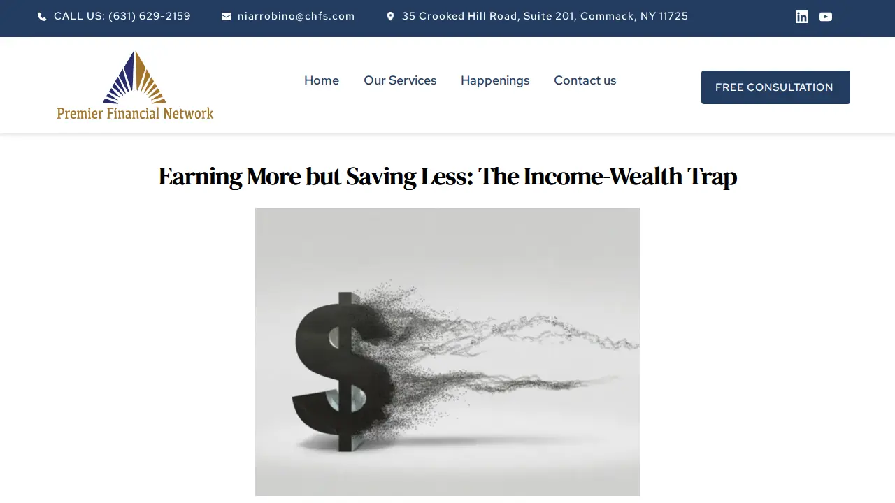 Premier Financial Network page