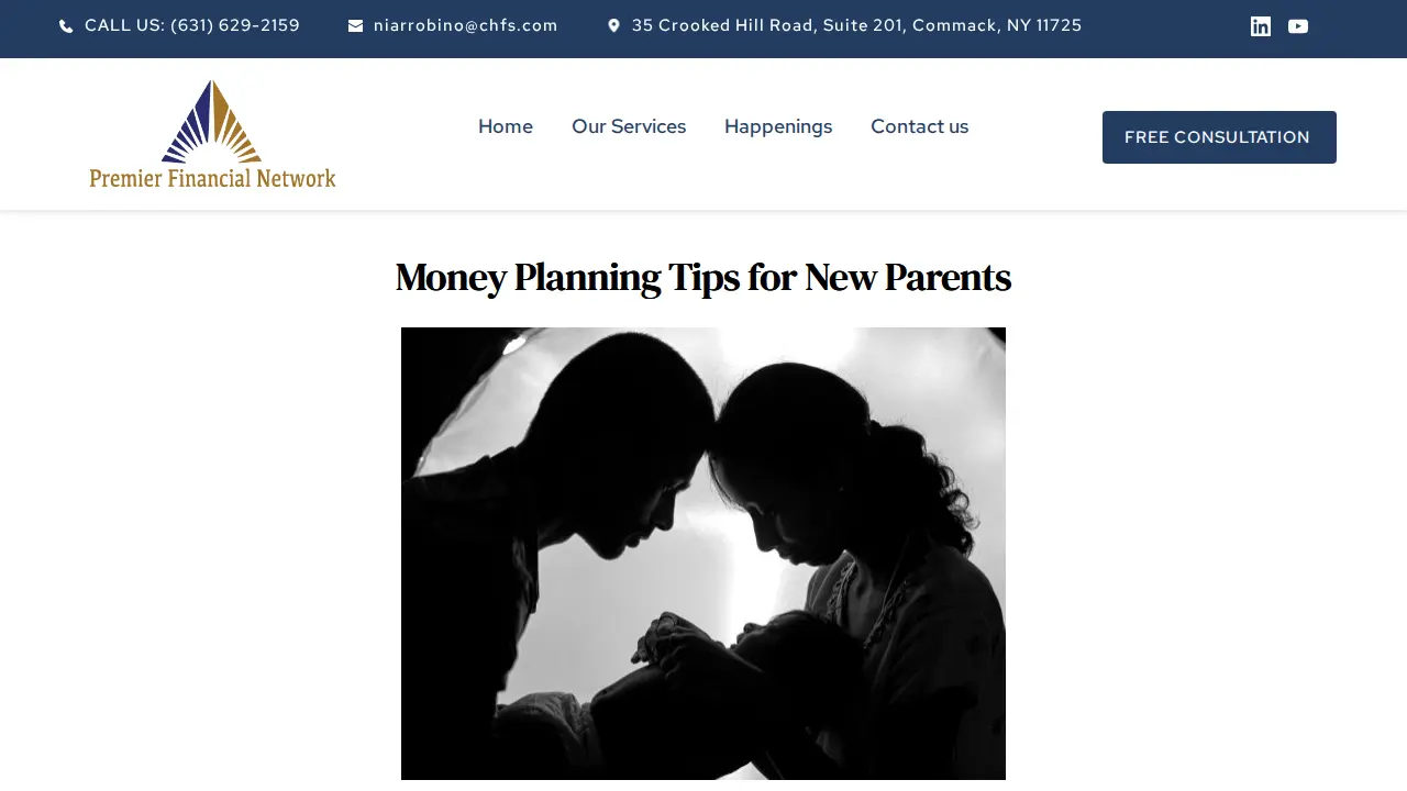Premier Financial Network page