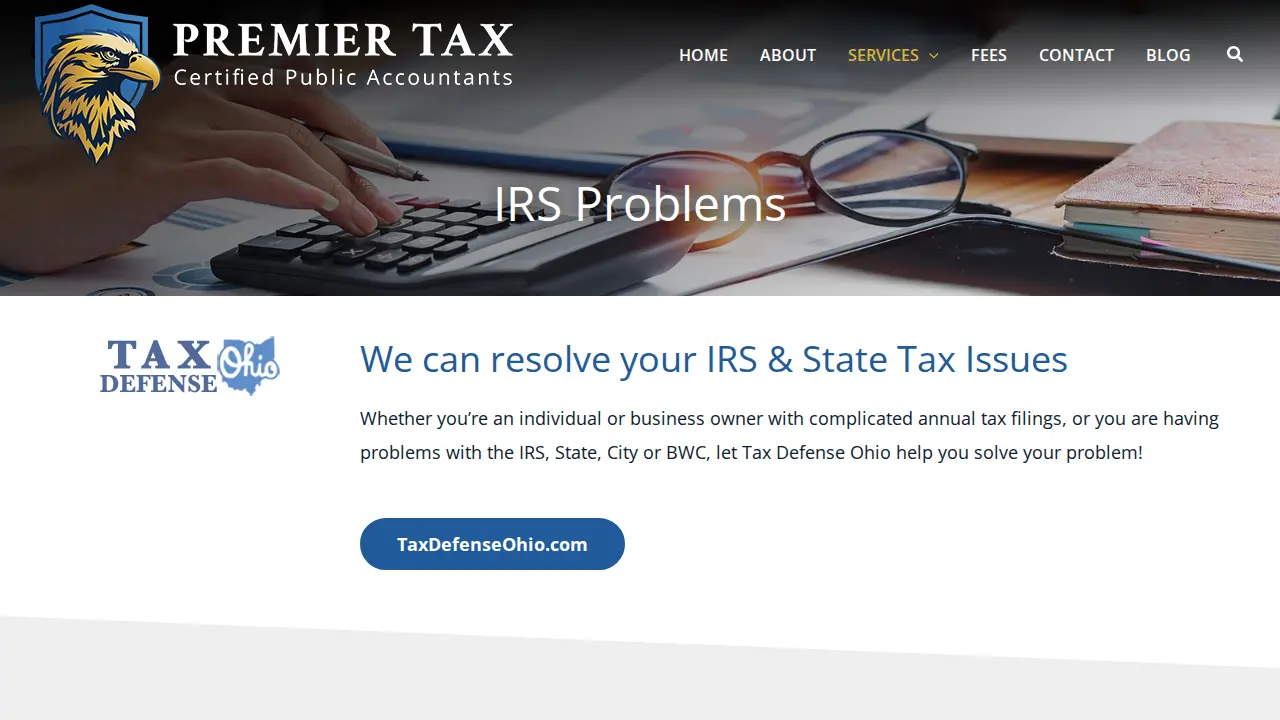 Premier Tax CPAs page