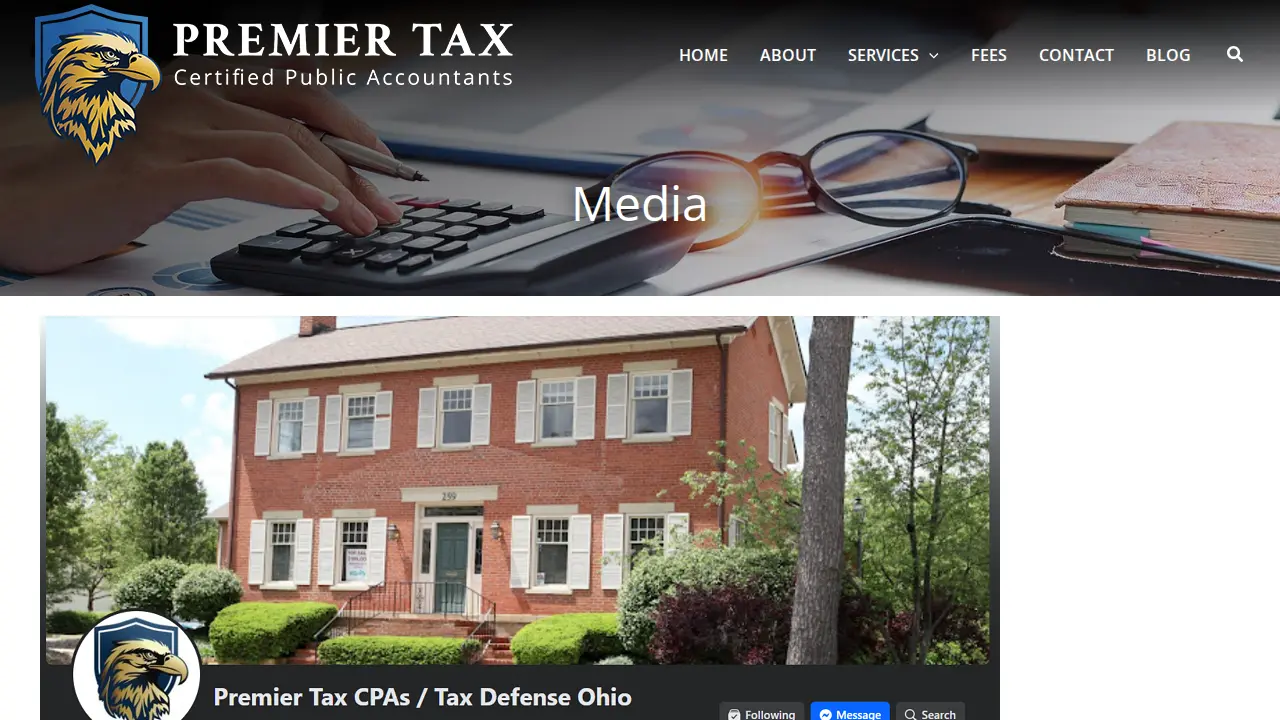 Premier Tax CPAs page