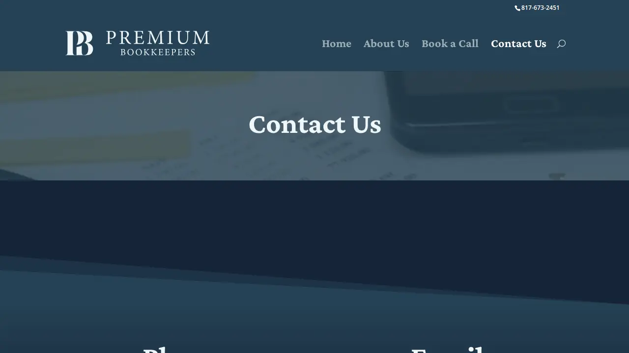 Premium Bookkeepers page