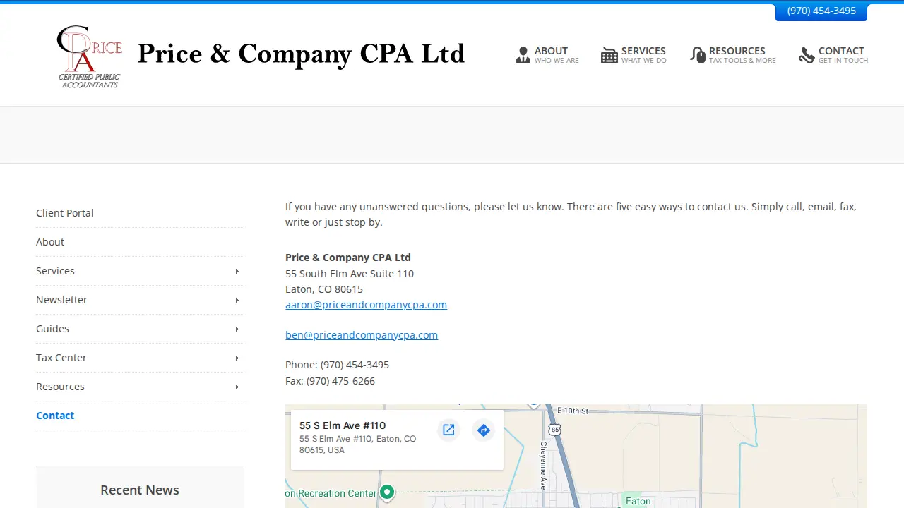 Rob Price CPA & Company, PC page