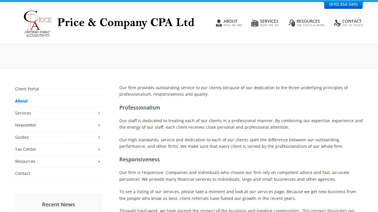 Rob Price CPA & Company, PC page