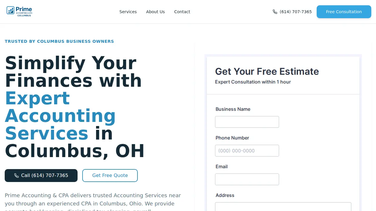 Prime Accounting & CPA Columbus