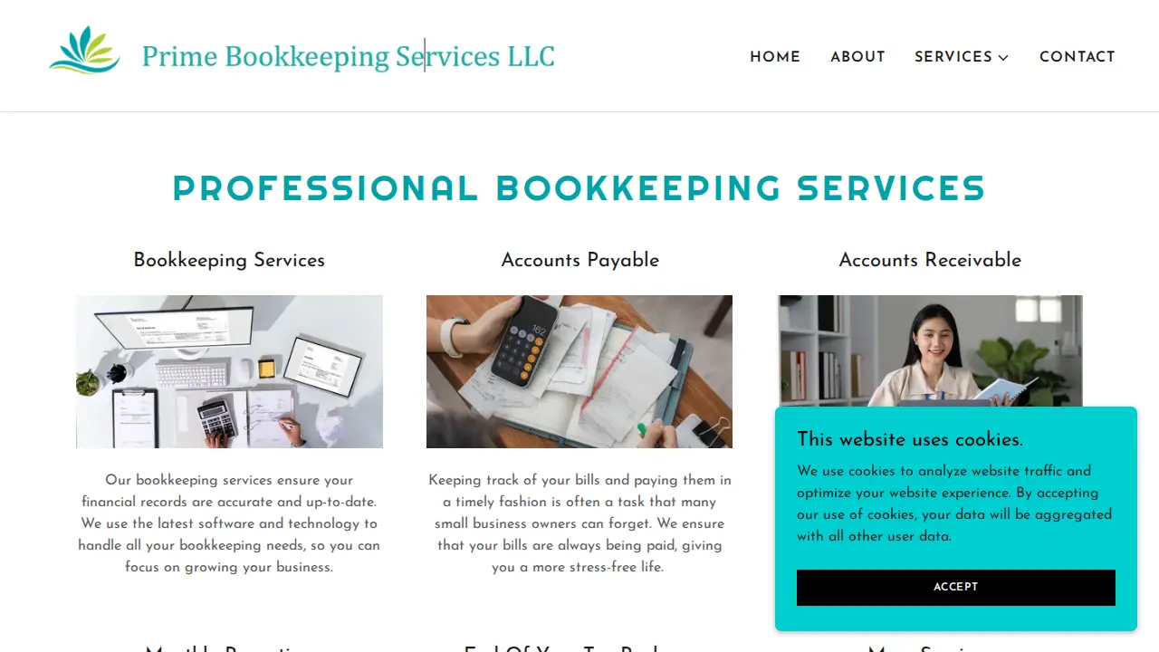 Prime Bookkeeping Services, LLC page