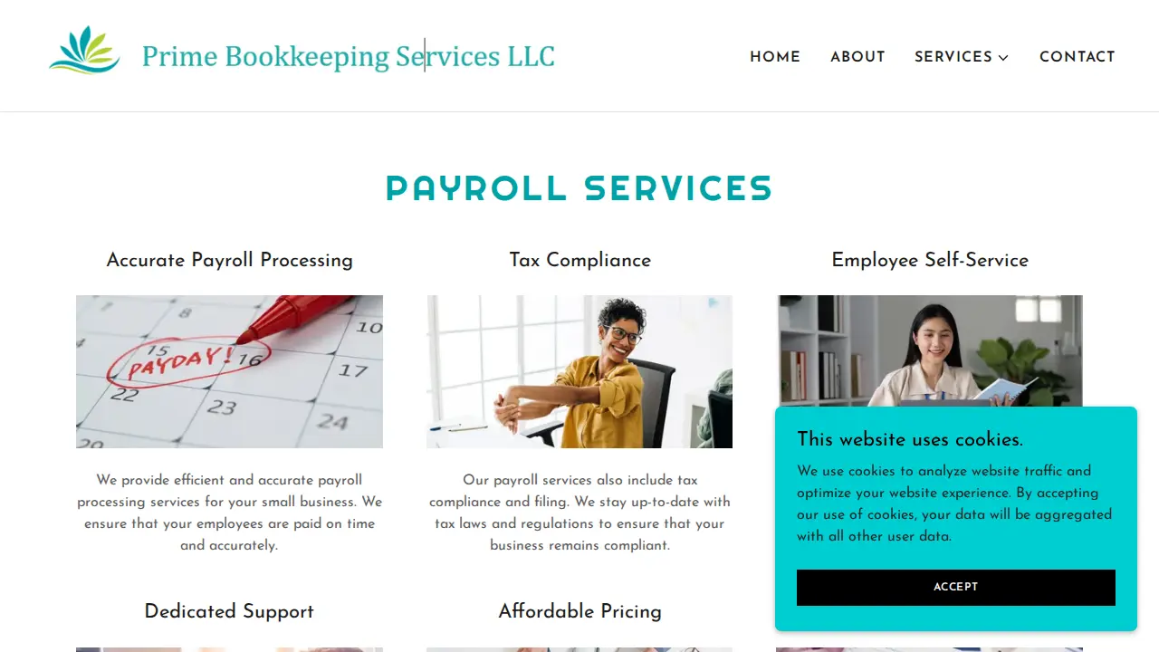 Prime Bookkeeping Services, LLC page