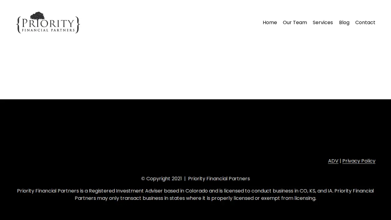 Priority Financial Partners page
