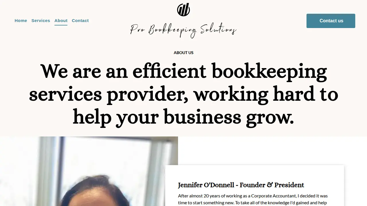 Pro Bookkeeping Solutions, LLC. page