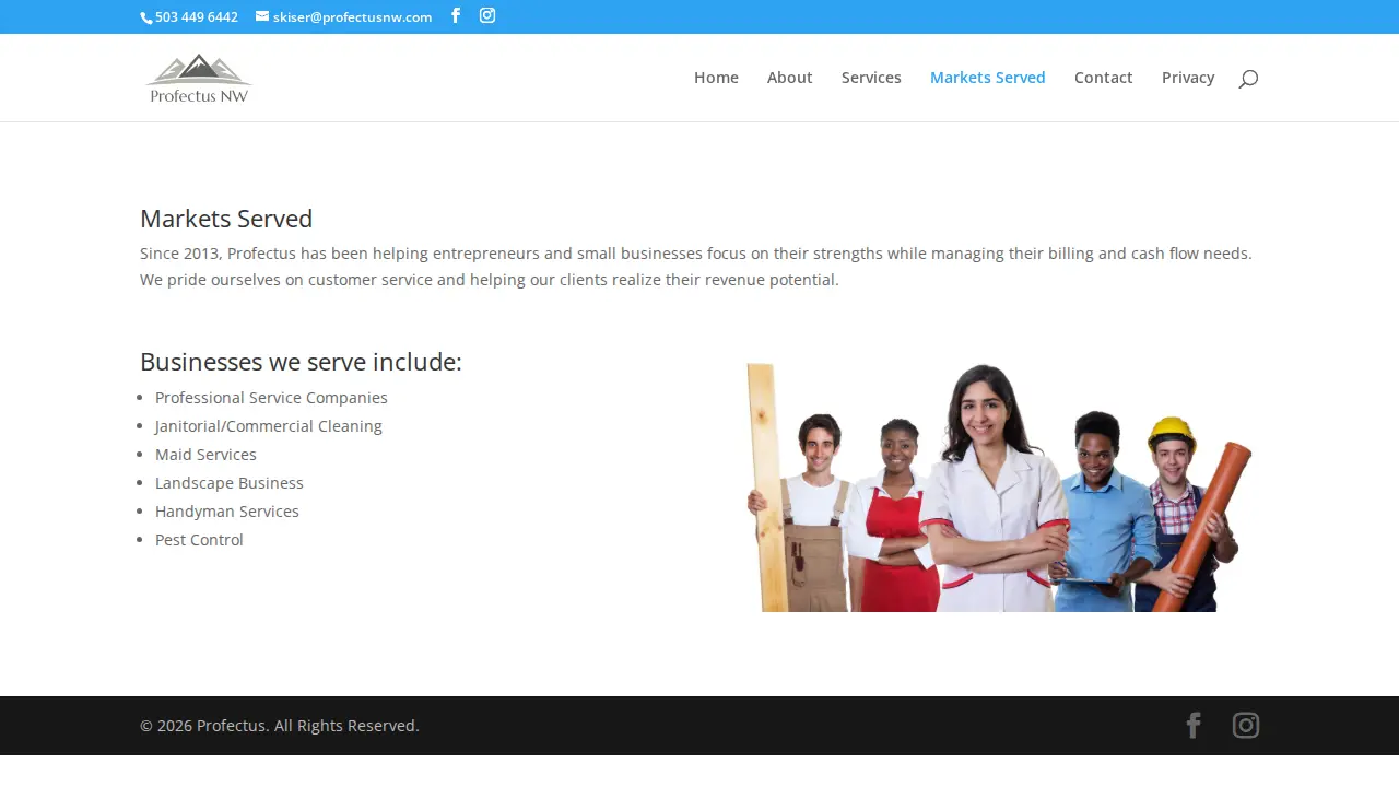Profectus NW page
