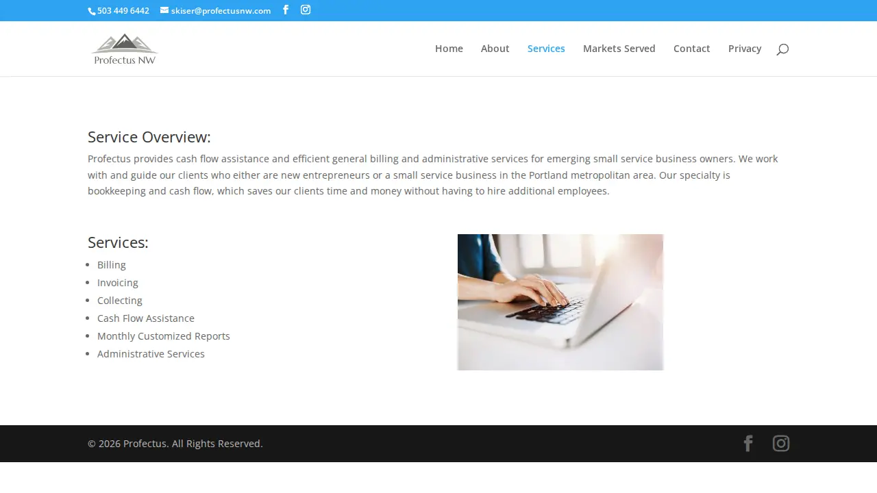 Profectus NW page