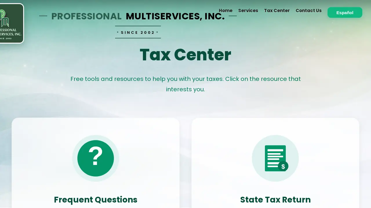PROFESSIONAL MULTISERVICES, INC page