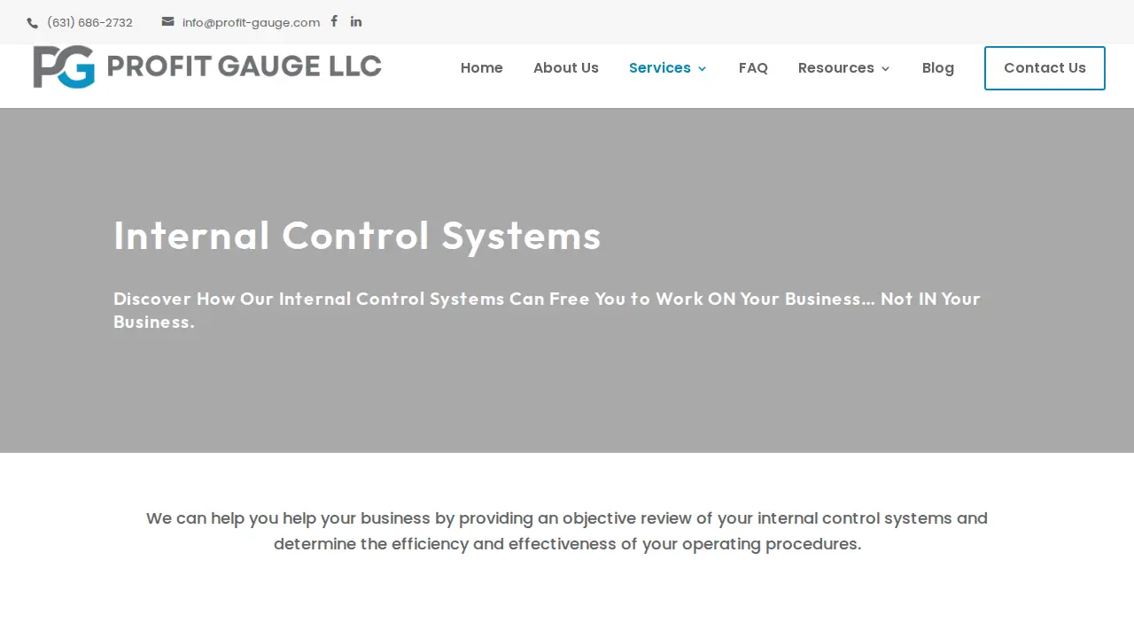 Profit Gauge LLC page