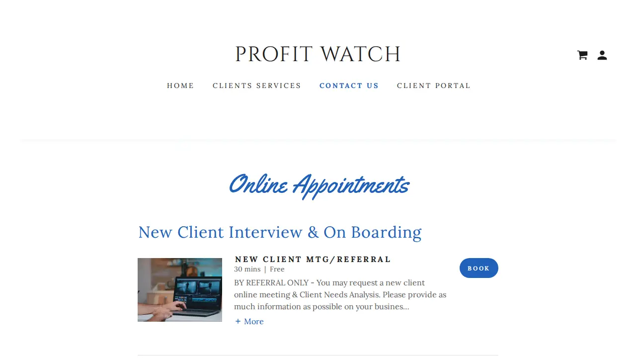 Profit Watch page