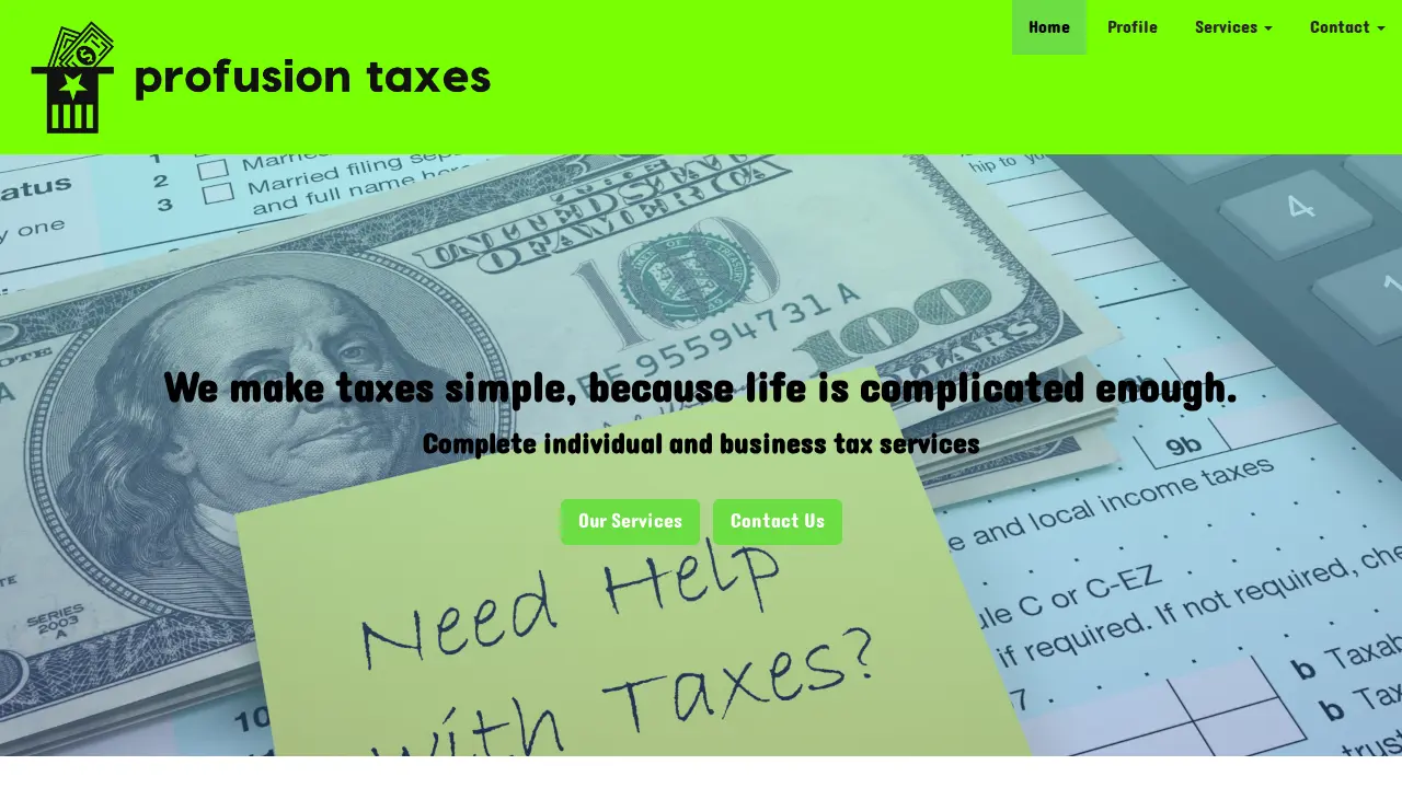 Profusion Taxes