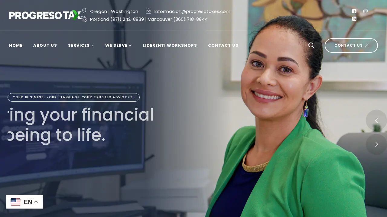Progreso Tax page