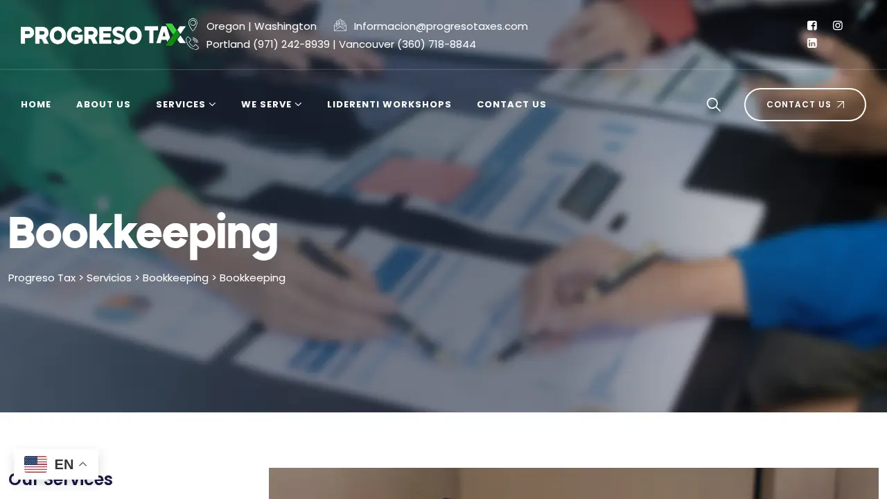 Progreso Tax page