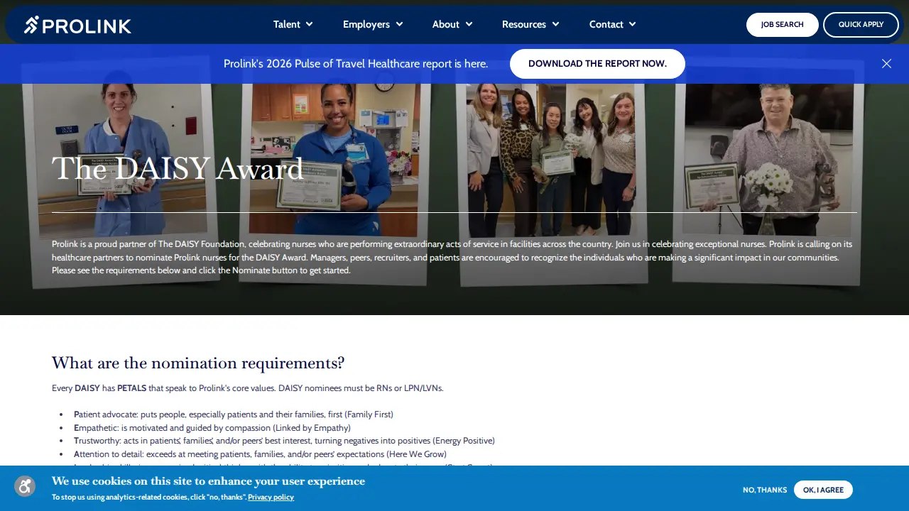 Prolink page