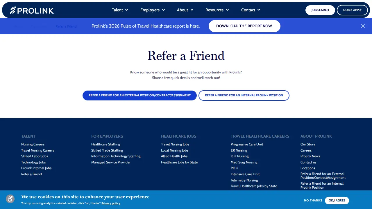 Prolink page
