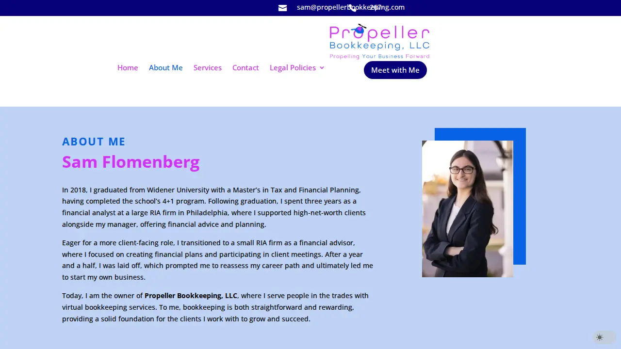 Propeller Bookkeeping, LLC page