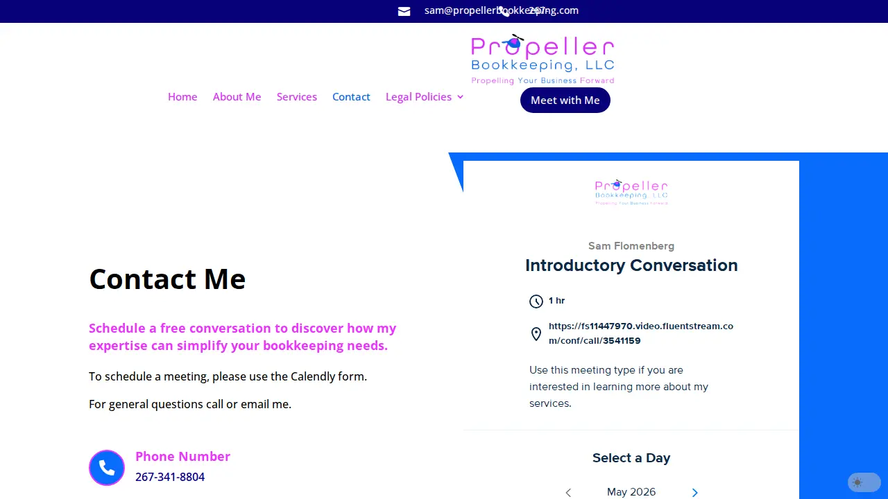 Propeller Bookkeeping, LLC page