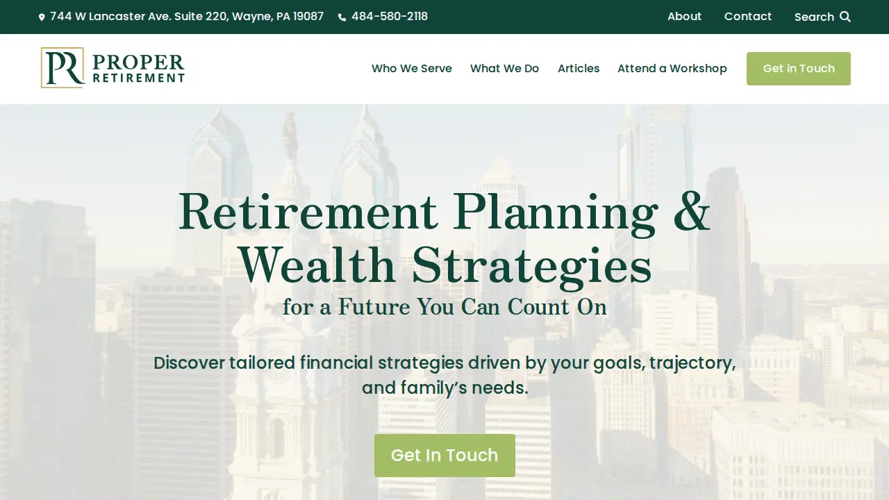 Proper Retirement