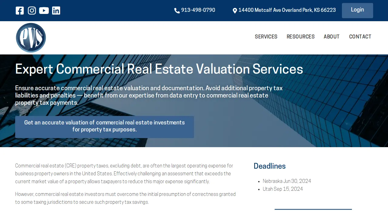 Property Valuation Services - Arlington page