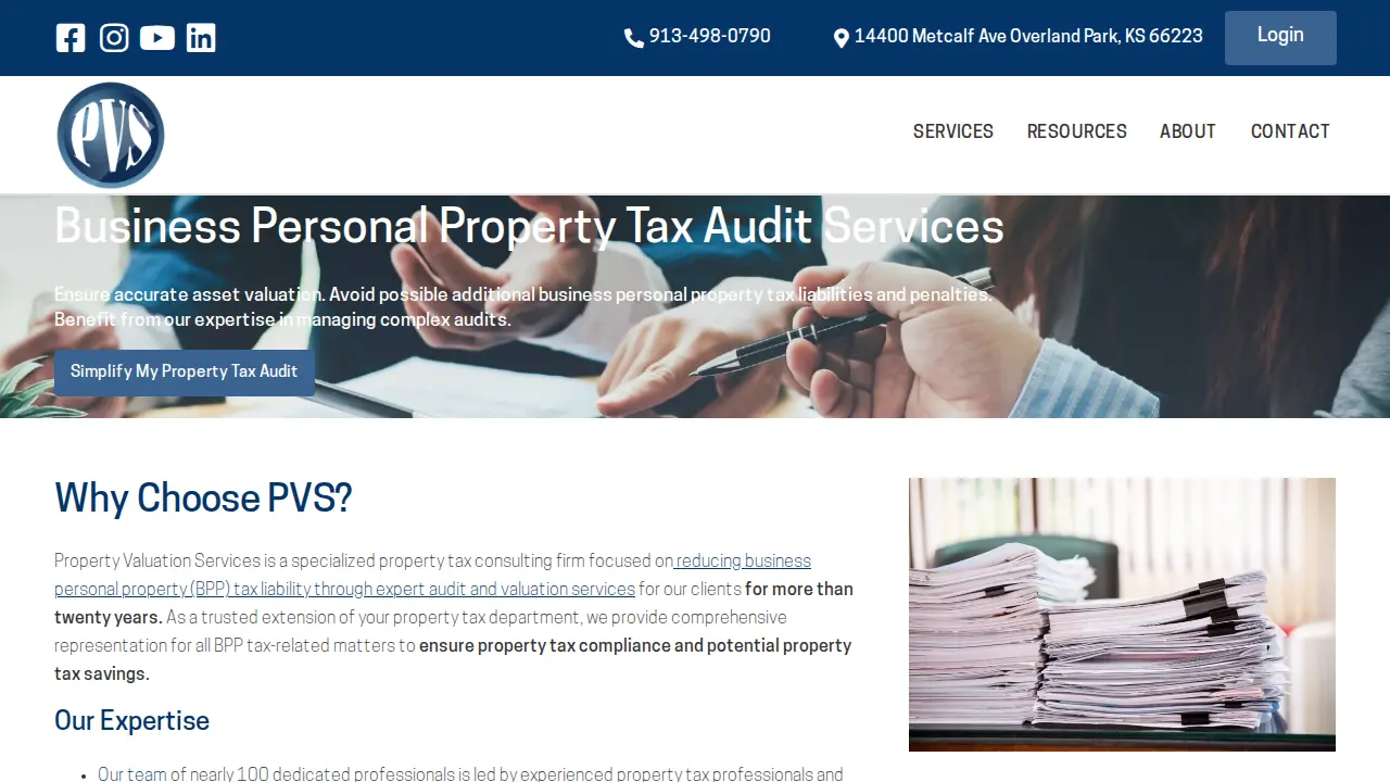 Property Valuation Services - Arlington page