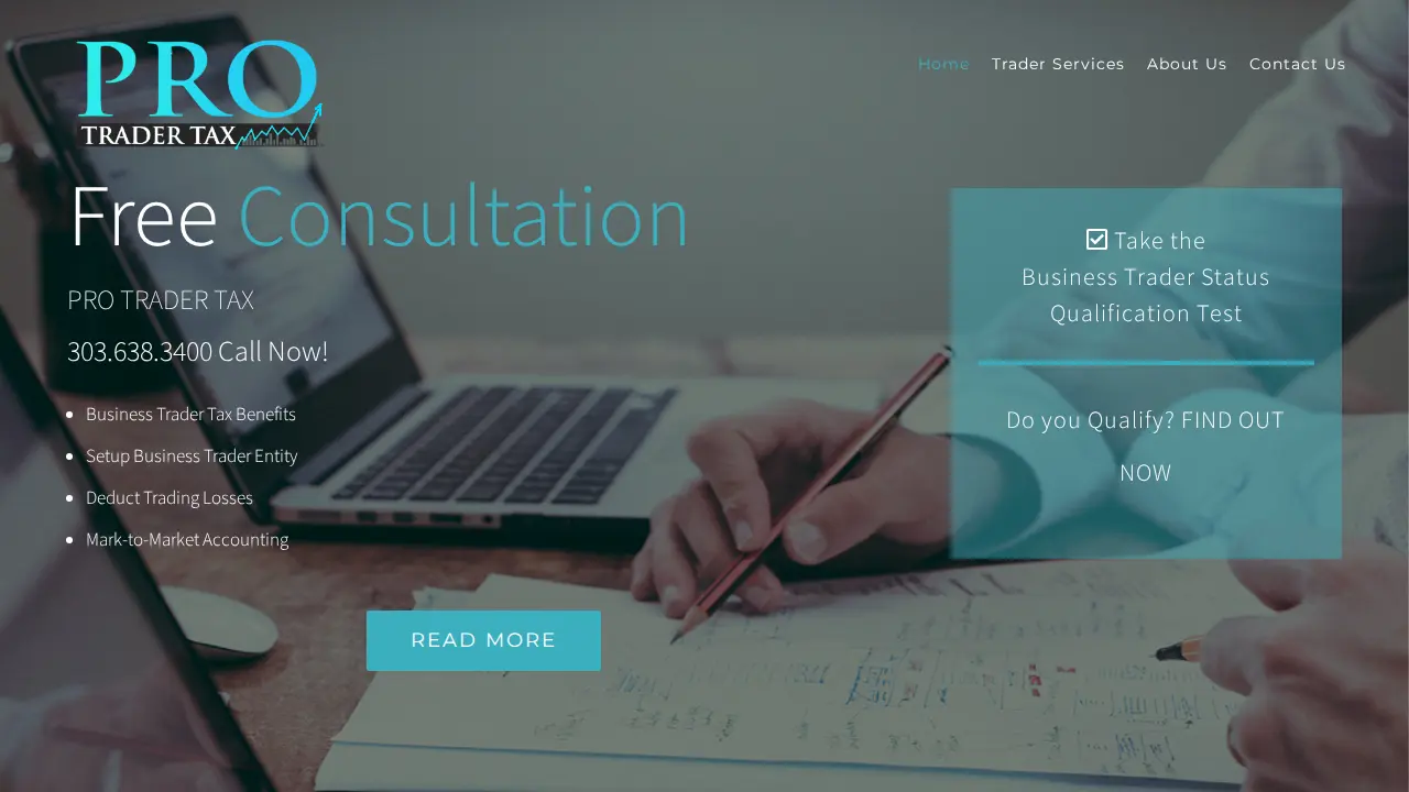 Pro Trader Tax, LLC website