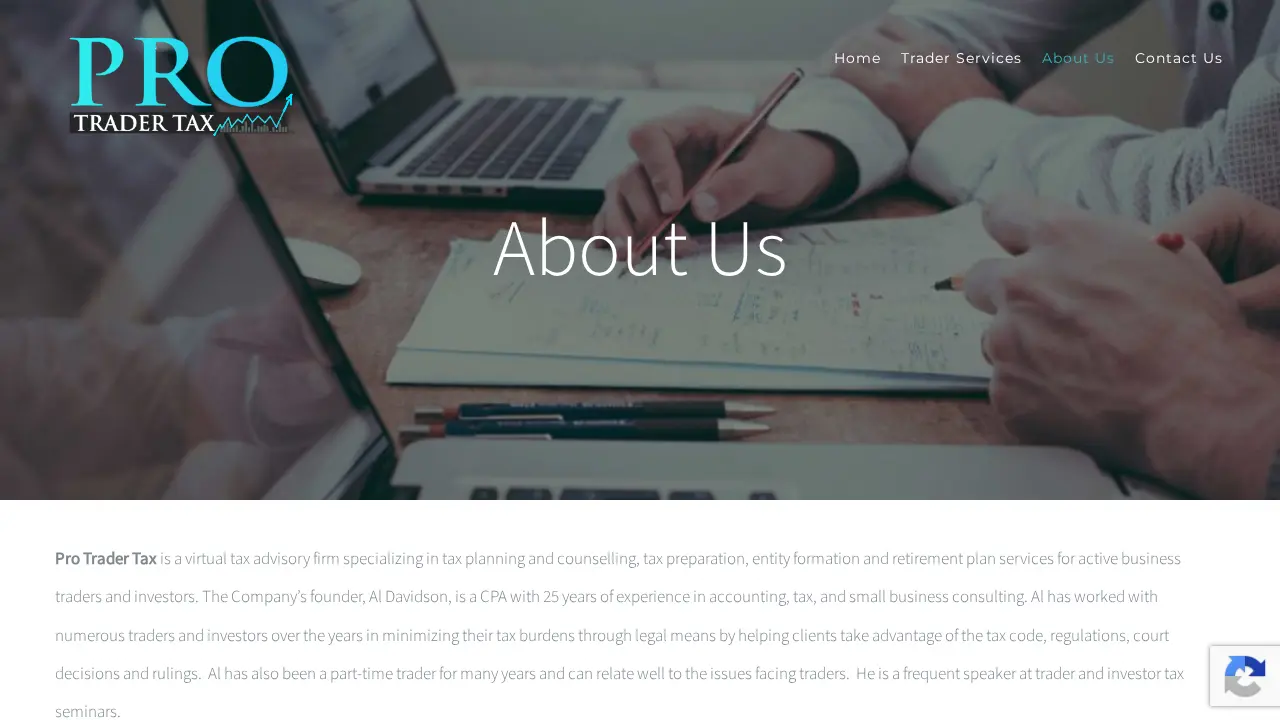 Pro Trader Tax, LLC page
