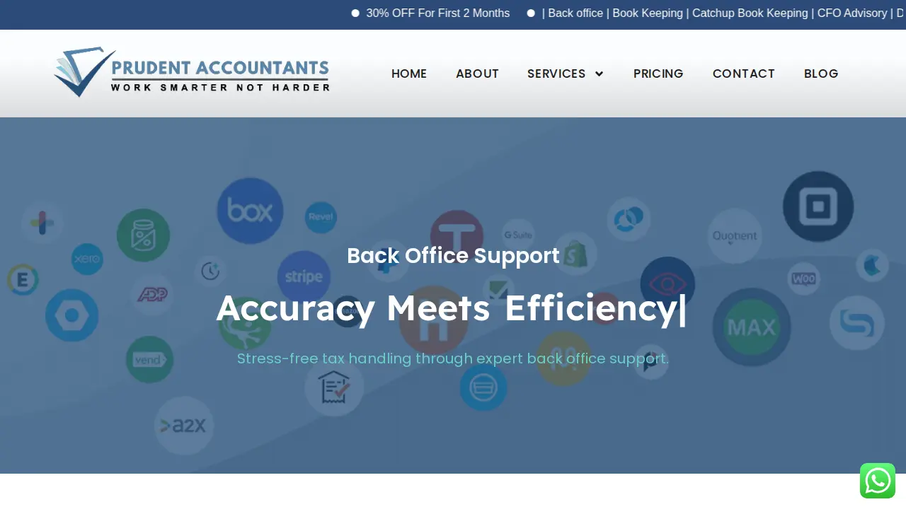 Prudent Accountants page