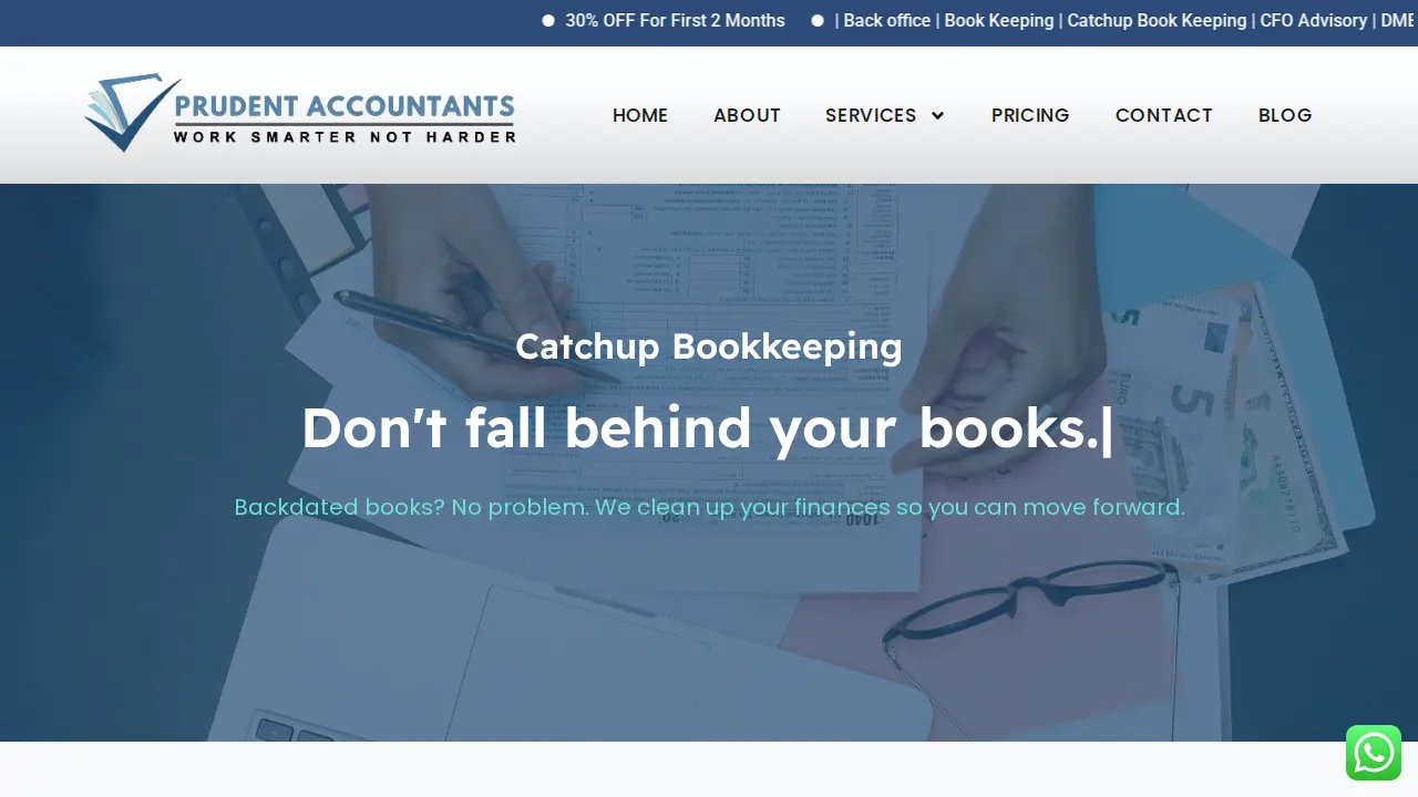 Prudent Accountants page