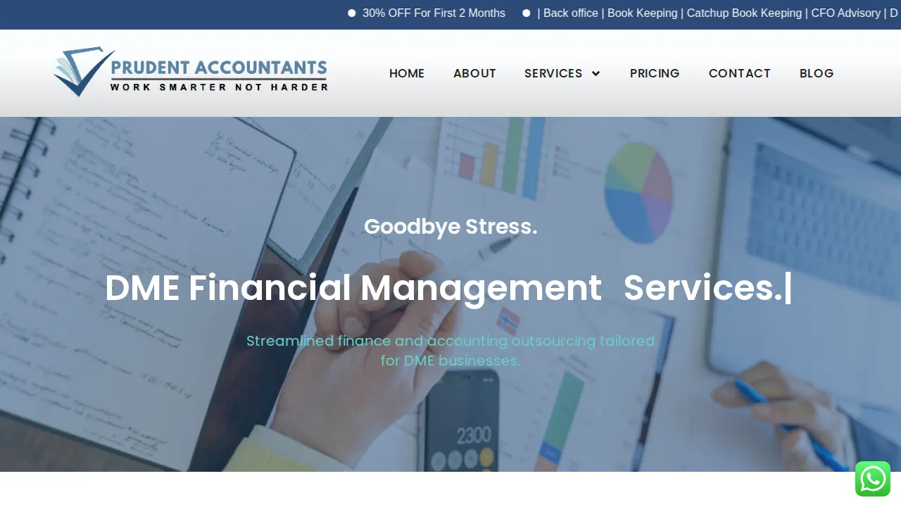 Prudent Accountants page