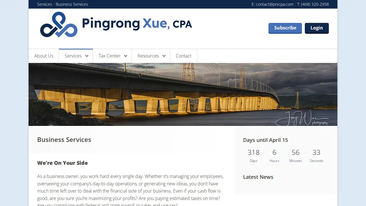 Pingrong Xue, CPA page