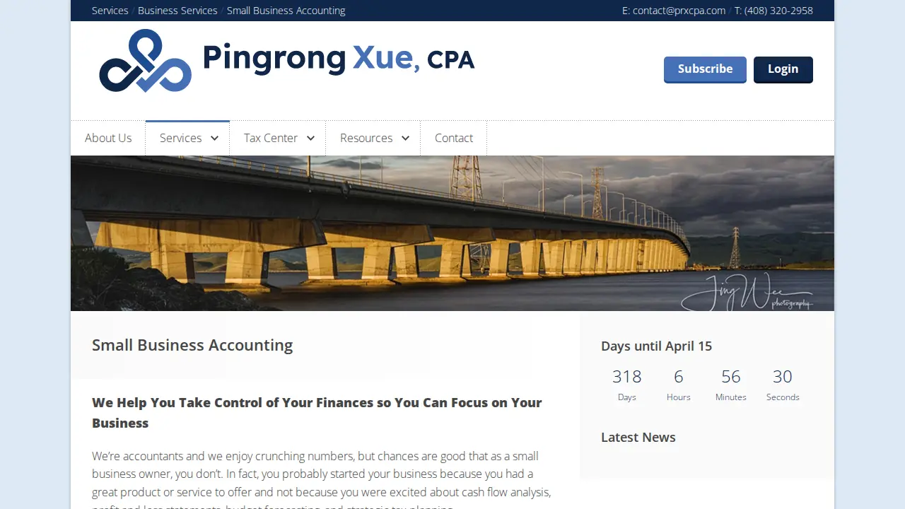Pingrong Xue, CPA page