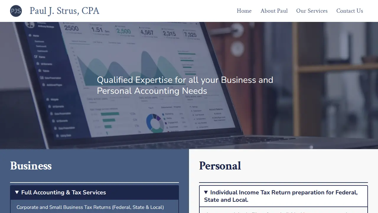 Strus Paul CPA page