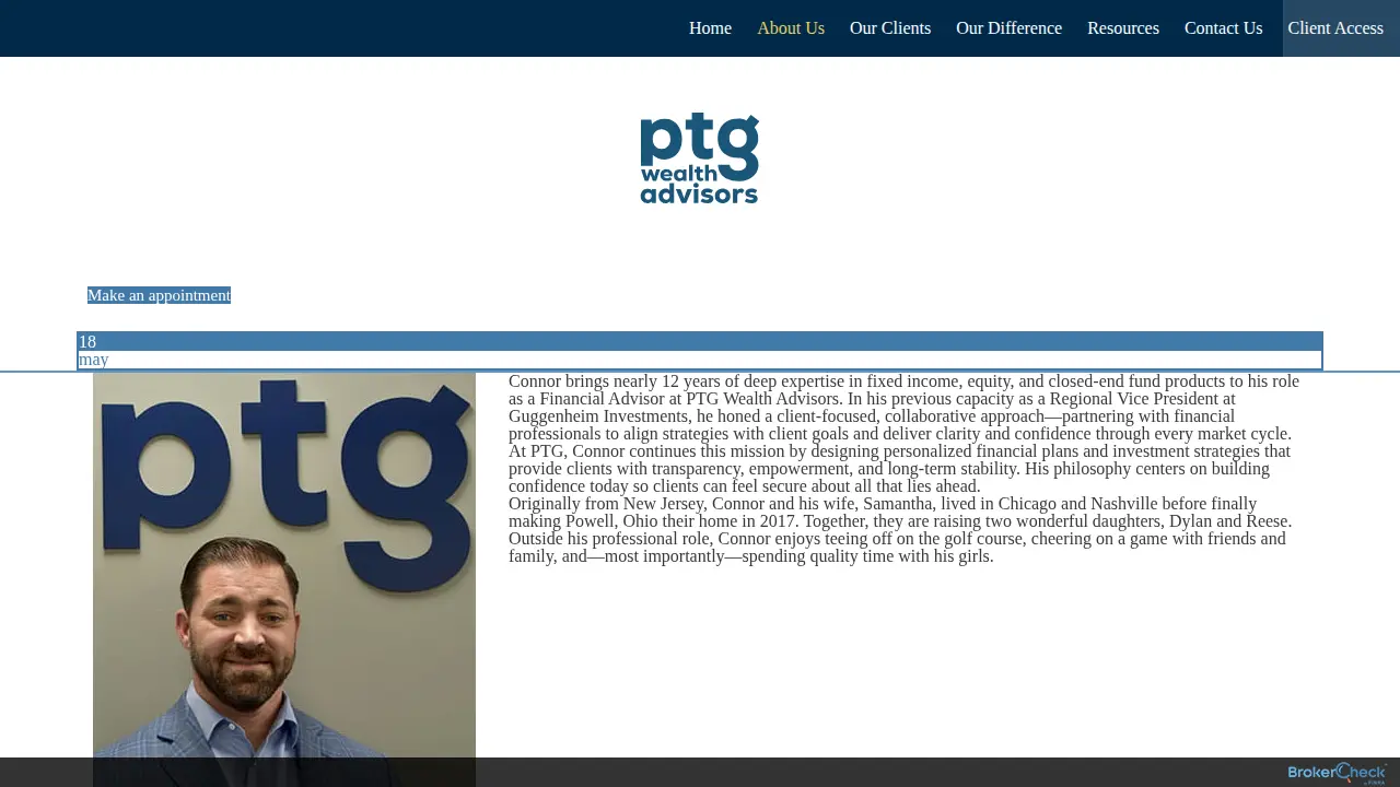 PTG Wealth Advisors page