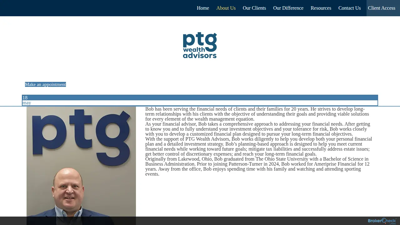 PTG Wealth Advisors page