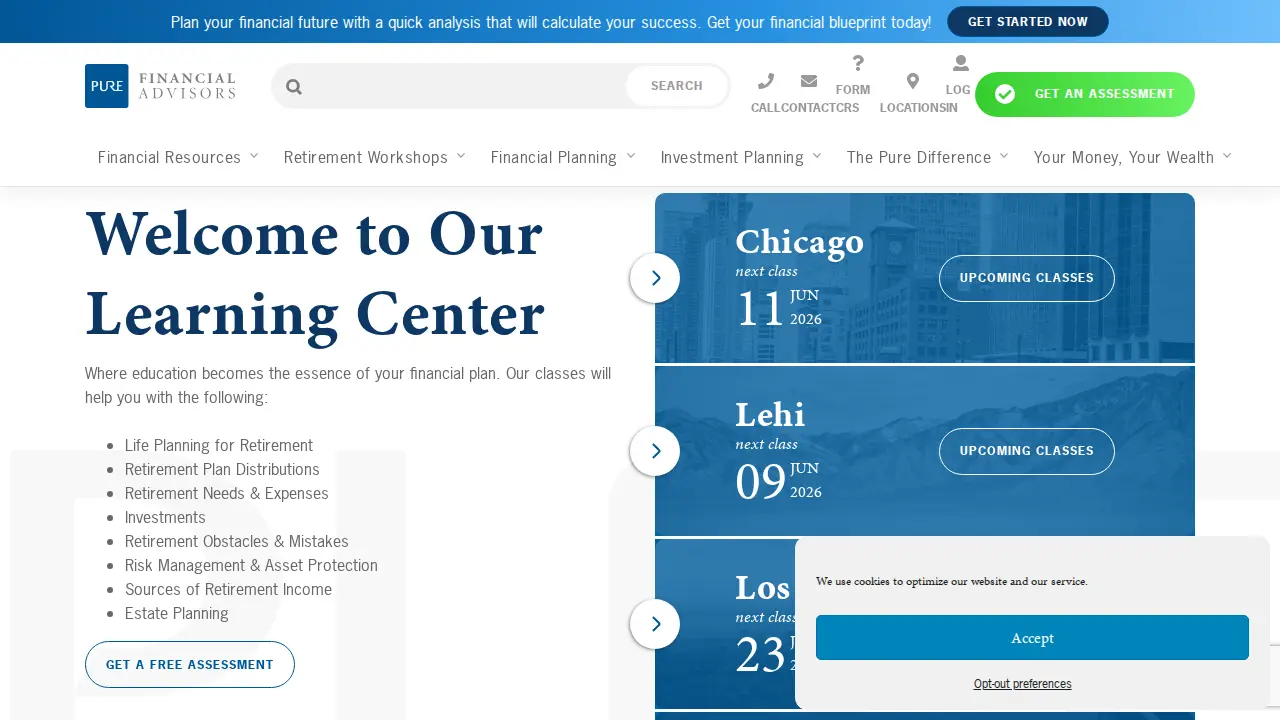 Pure Financial Advisors, LLC page