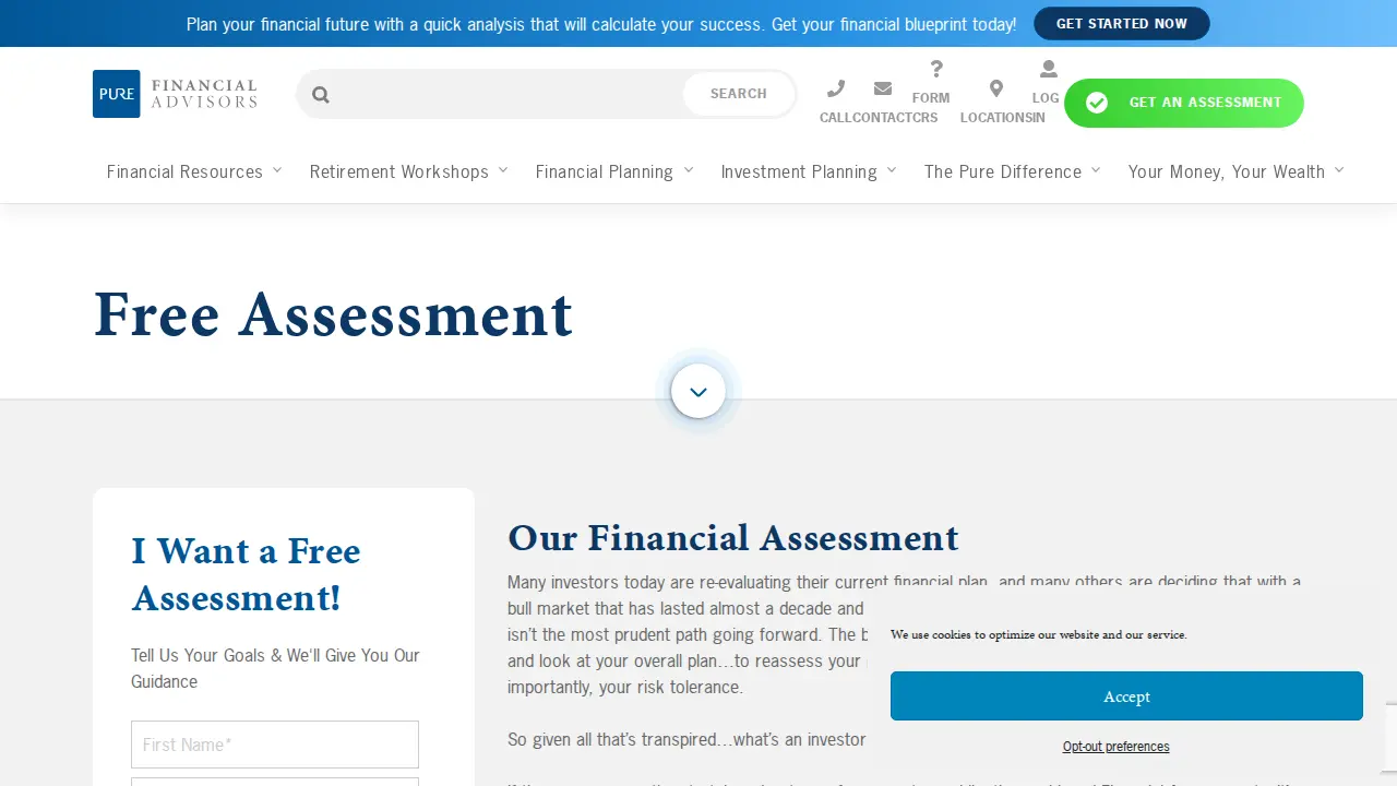 Pure Financial Advisors, LLC page