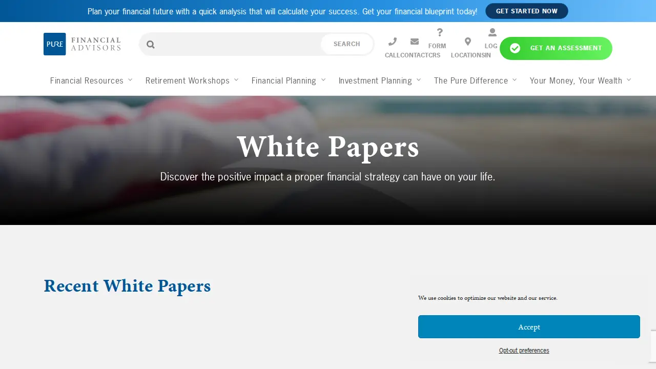 Pure Financial Advisors, LLC page
