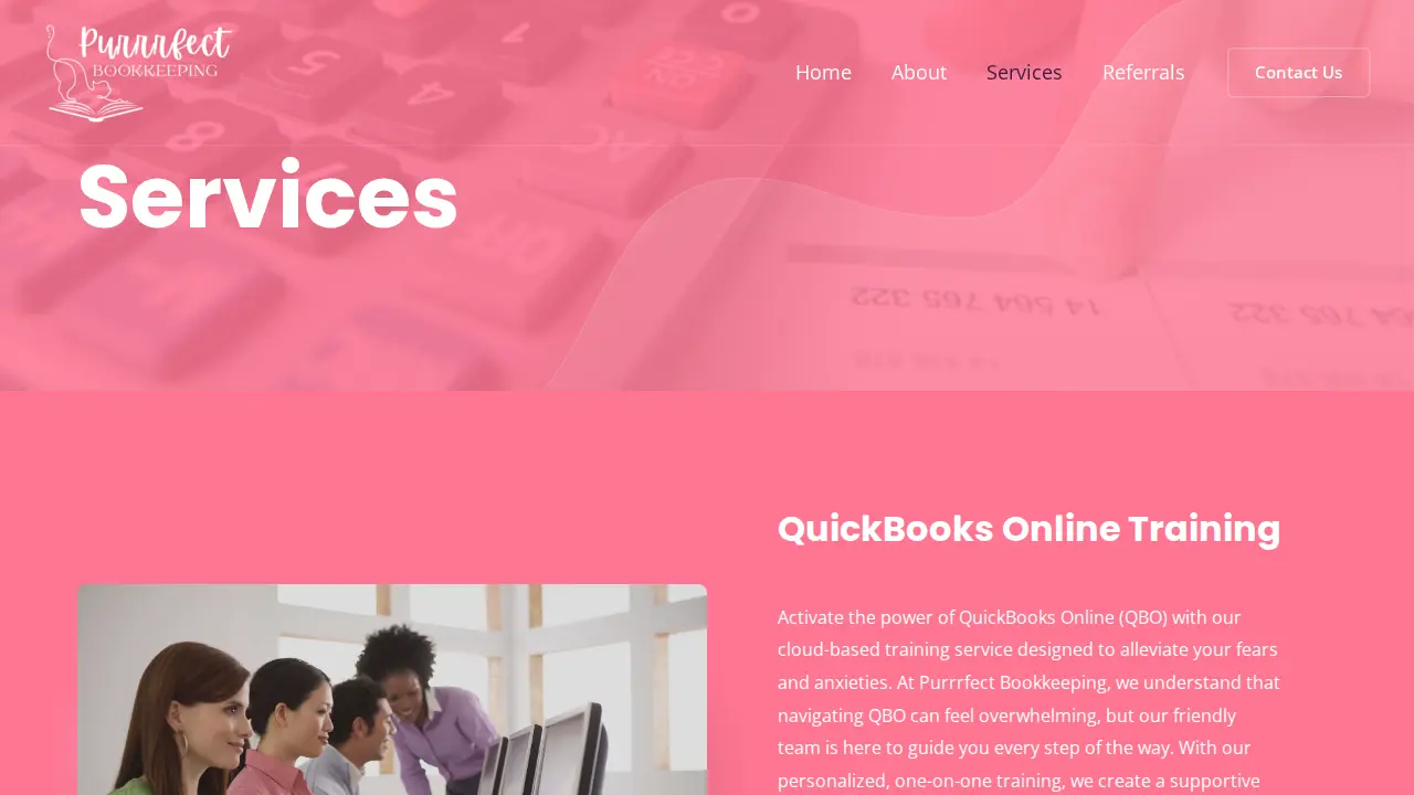 Purrrfect Bookkeeping LLC page