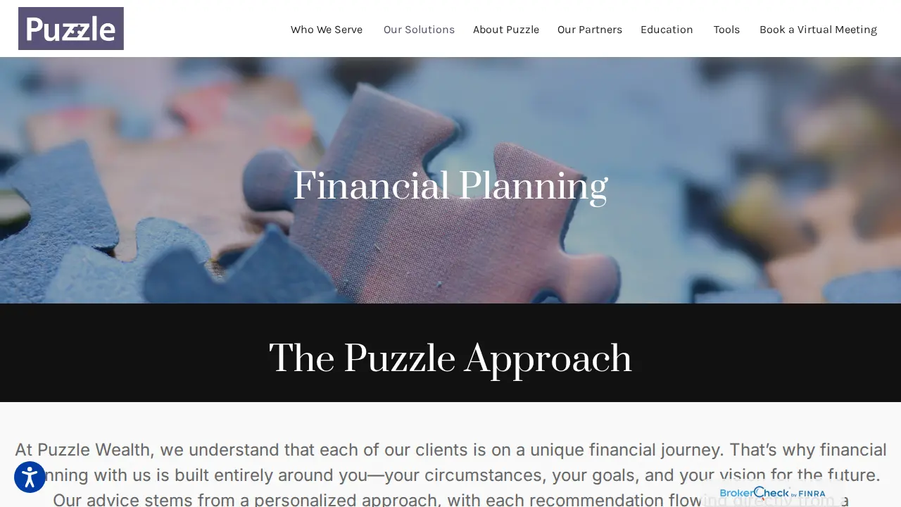 Puzzle Wealth Solutions, LLC® page