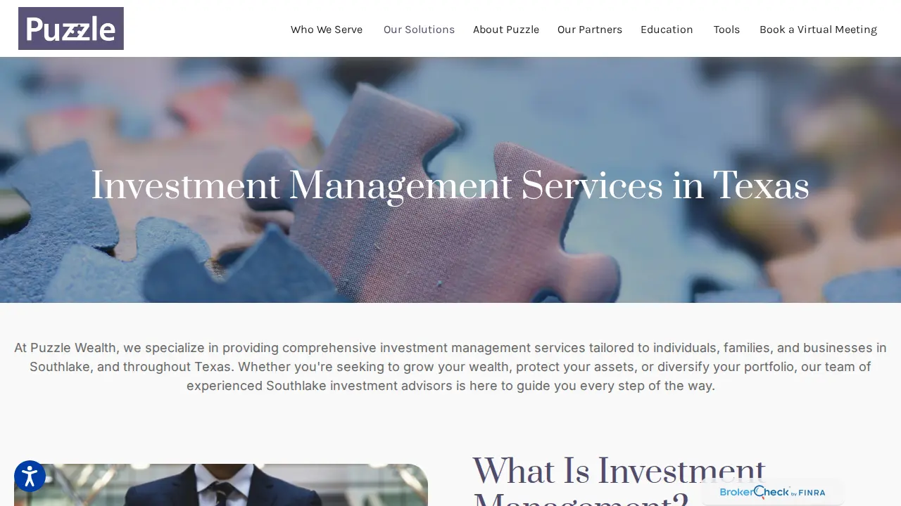 Puzzle Wealth Solutions, LLC® page